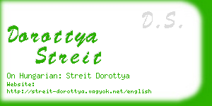 dorottya streit business card